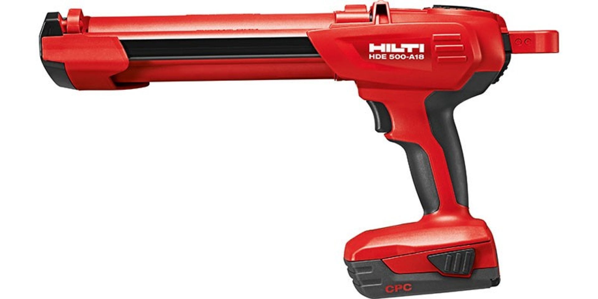 HDE 500-A12 cordless battery dispenser as part of the Hilti SafeSet system