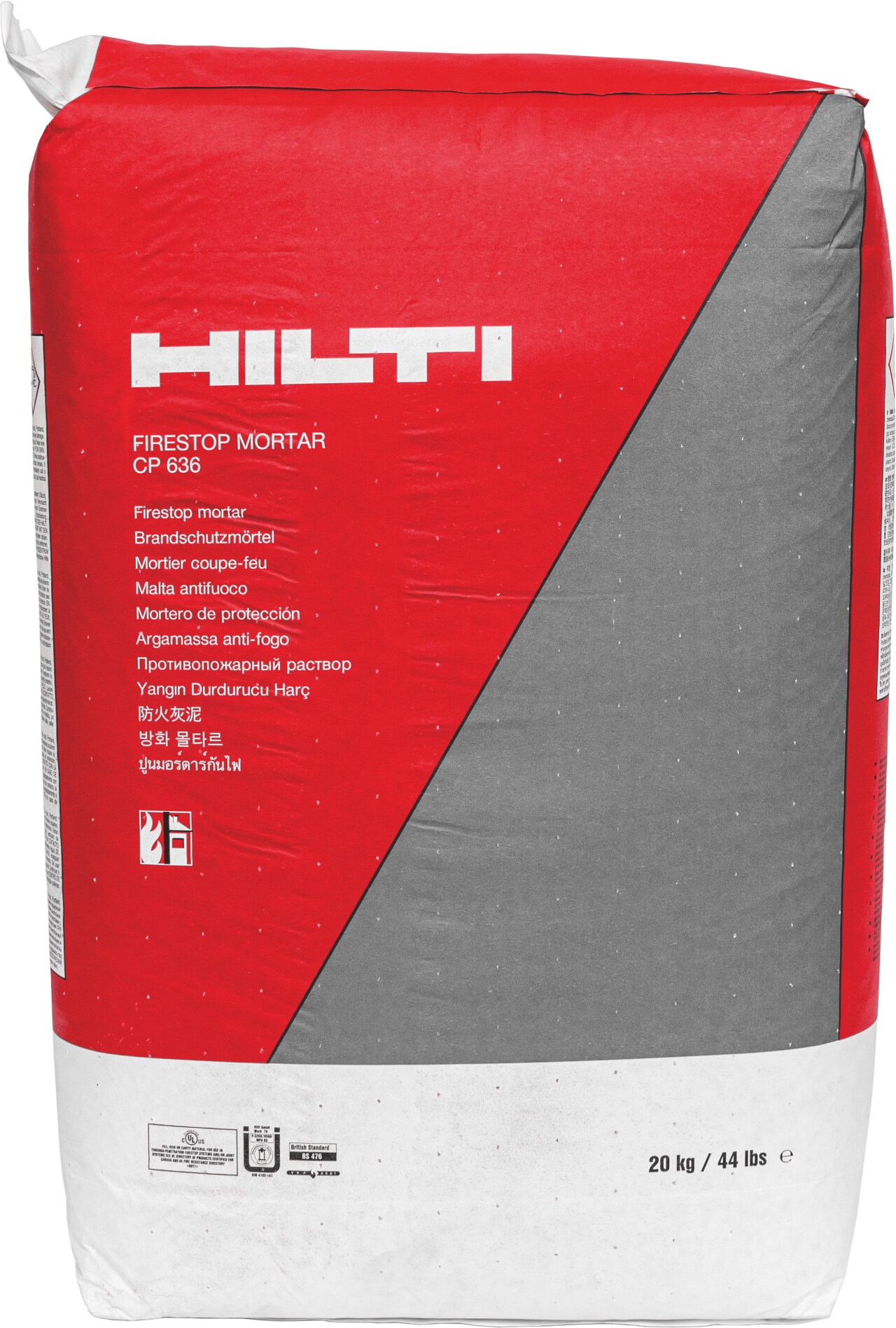 Hilti firestop mortar CP636