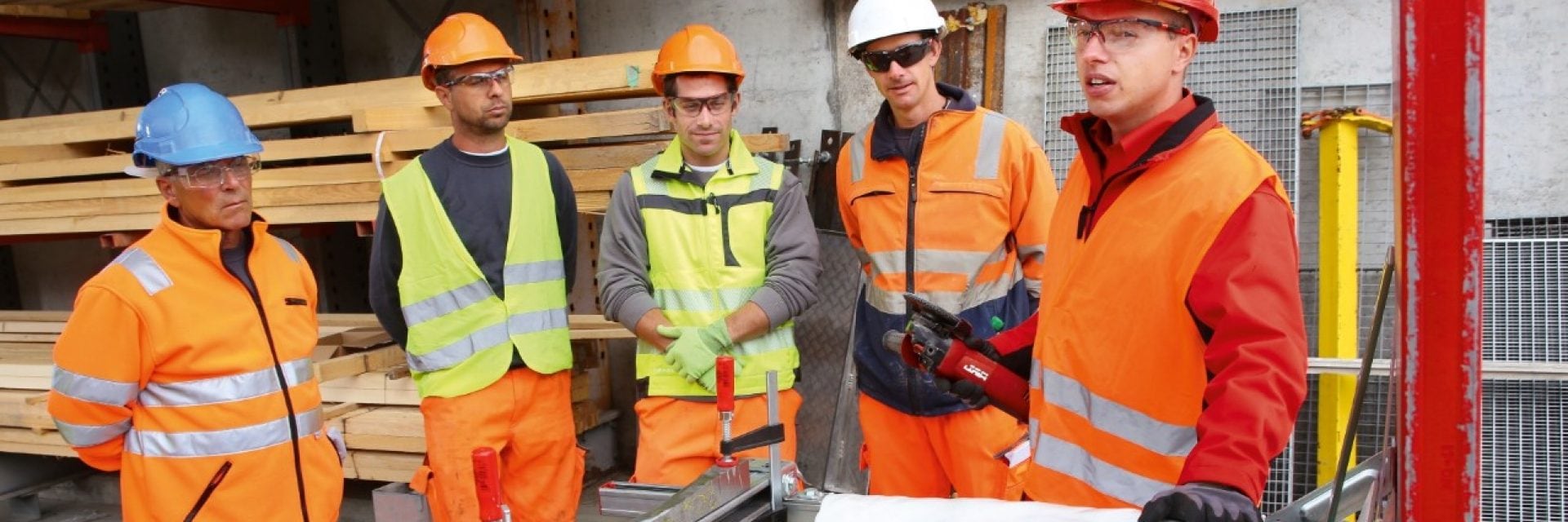 Hilti angle grinder safety training