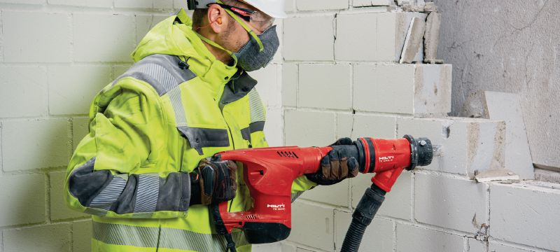 TE 500 SDS Max demolition hammer Robust SDS Max (TE-Y) demolition hammer for light-duty chiselling in concrete and masonry Applications 1