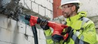 TE 500 SDS Max demolition hammer Robust SDS Max (TE-Y) demolition hammer for light-duty chiselling in concrete and masonry Applications 8