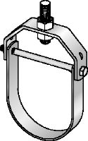 SDC Clevis hanger Standard galvanised clevis hanger for various piping applications