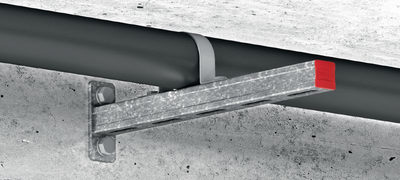 MP-US OC Pipe strap Outdoor coated (OC) pipe strap for universal piping applications Applications 1