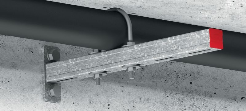 MP-UB u-bolt (metric) Galvanised u-bolt for universal piping applications Applications 1
