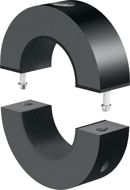 MRP-KF Quick-close refrigeration pipe clamp High-density refrigeration pipe clamp with quick closure for high productivity for heavy-duty in refrigeration applications