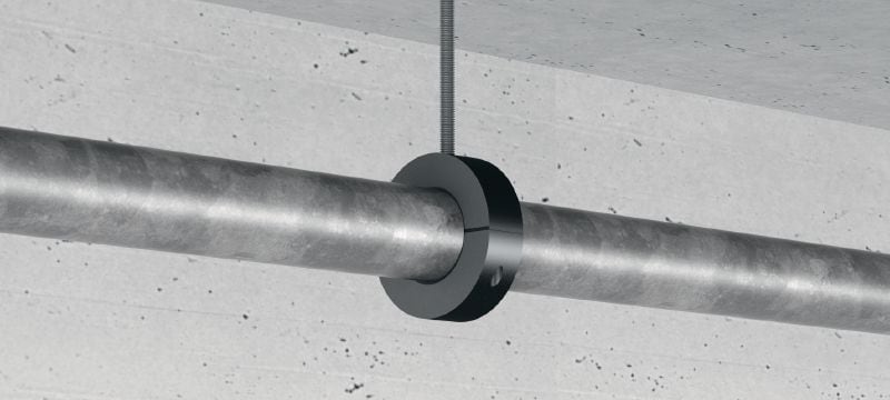 MRP-KF Quick-close refrigeration pipe clamp High-density refrigeration pipe clamp with quick closure for high productivity for heavy-duty in refrigeration applications Applications 1