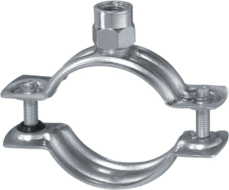 MP-H Quick-close light-duty pipe clamp Galvanised pipe clamp with quick closure for high productivity in light-duty applications