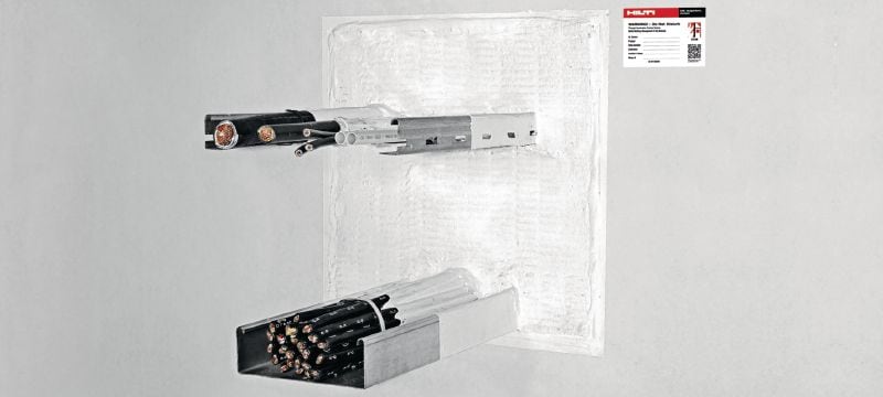 CP 670 firestop board coating Firestop coating system for mineral boards with a wide approval range for sealing medium to large openings Applications 1