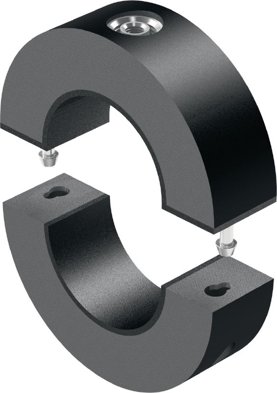 MRP-KF Quick-close refrigeration pipe clamp High-density refrigeration pipe clamp with quick closure for high productivity for heavy-duty in refrigeration applications