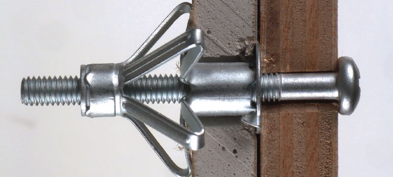 Hhd S Hollow Wall Anchor Drywall Anchors Hilti India - How Do You Use A Hollow Wall Anchor