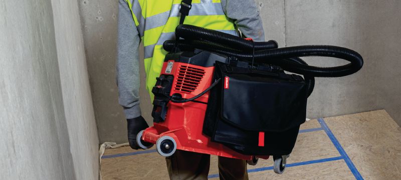 VC 20L-X L-Class dust extractor Powerful dust extractor for connection with power tools and jobsite clean ups (wet & dry), 15l tank Applications 1