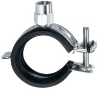 MP-LHI Premium galvanised pipe clamp with quick closure for light-duty applications