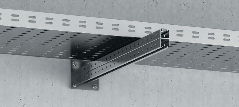 MT-BR-40D O4 OC bracket medium-duty C-Channel double-bracket with 4-hole baseplate for outdoor applications Applications 1