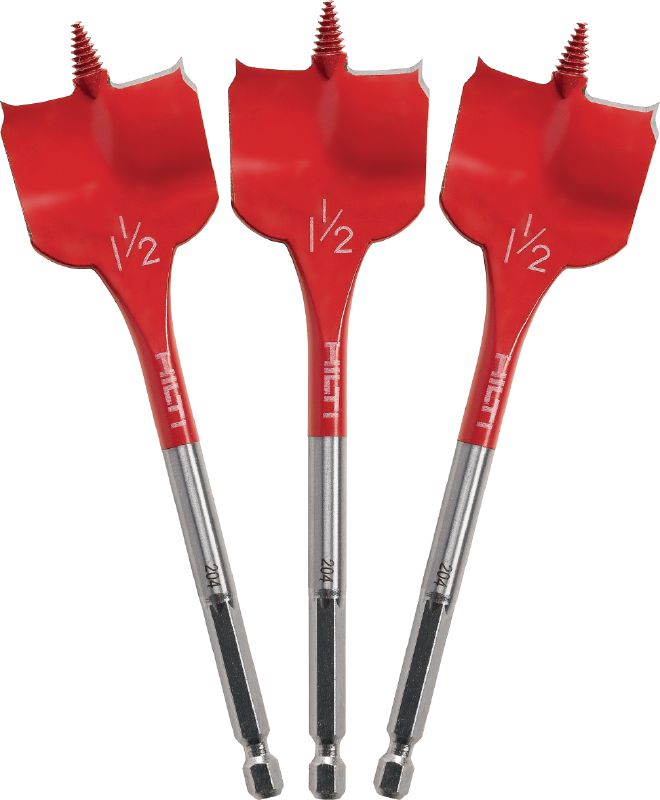 WDB-S Spade bit Spade bit for fast drilling of shallow holes in wood