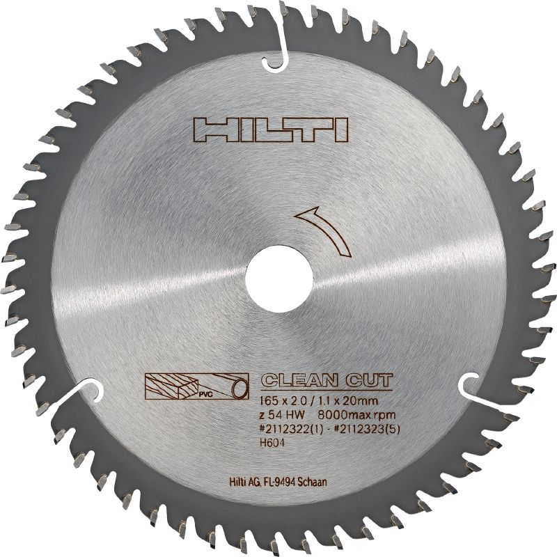 Wood fine finish circular saw blade Premium circular saw blade for fine finish in wood cutting