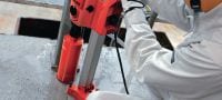 DD 120 Core drill Extremely compact, light and mobile diamond coring machine for rig-based concrete coring from 16-162 mm (5/8 – 6-3/8) in diameter Applications 4
