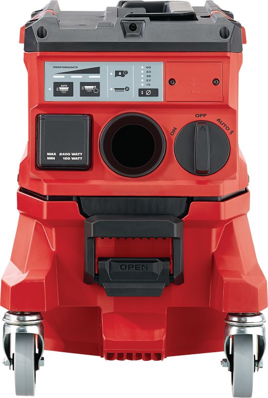 VC 20L-X L-Class dust extractor Powerful dust extractor for connection with power tools and jobsite clean ups (wet & dry), 15l tank