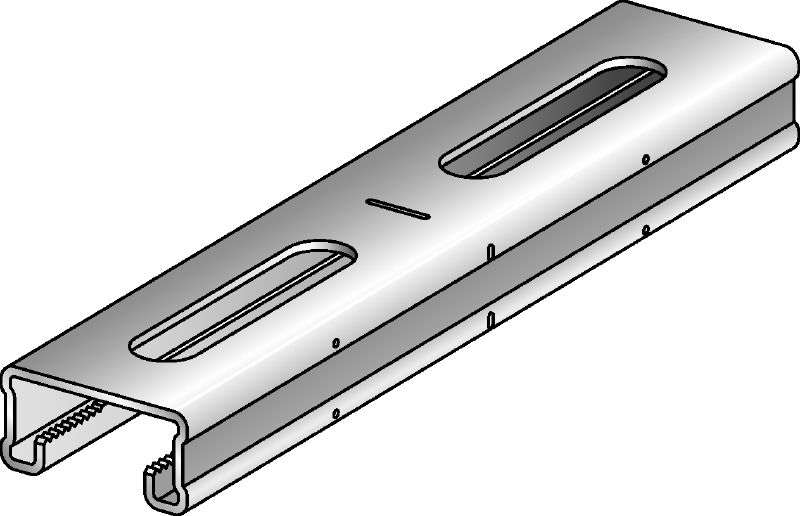 MQ-21-RA2 C-Channel profile Stainless steel (A2) C-Channel profile for light-duty applications