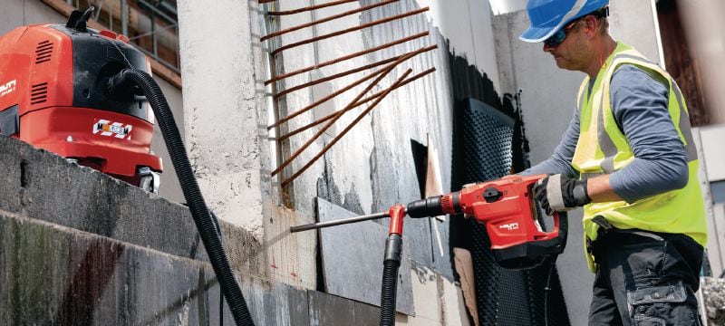 TE 60-AVR Rotary hammer Versatile and powerful SDS Max (TE-Y) rotary hammer for concrete drilling and chiselling, with Active Vibration Reduction (AVR) Applications 1