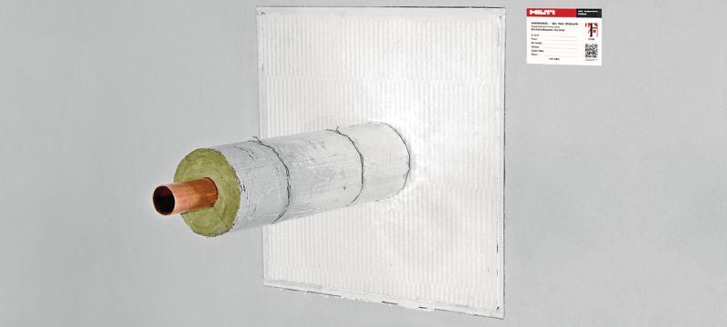 CP 670 firestop board coating Firestop coating system for mineral boards with a wide approval range for sealing medium to large openings Applications 1