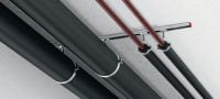 MRP-RPC Quick-close refrigeration pipe clamp Galvanised pipe clamp for high productivity in refrigeration and cold water applications with an insulation thickness of 19 mm Applications 3