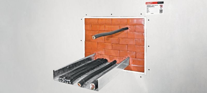 CFS-BL firestop block Preformed firestop blocks for sealing penetrations with cables Applications 1