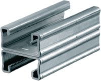 MQ-21 D-R C-Channel profile Stainless steel (A4) double C-Channel profile for medium-duty applications