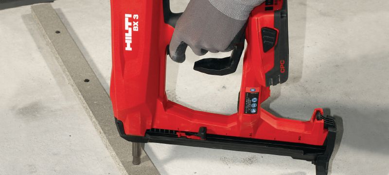 BX 3-L (02) Fastening tool 22V cordless nailer for interior finishing applications Applications 1