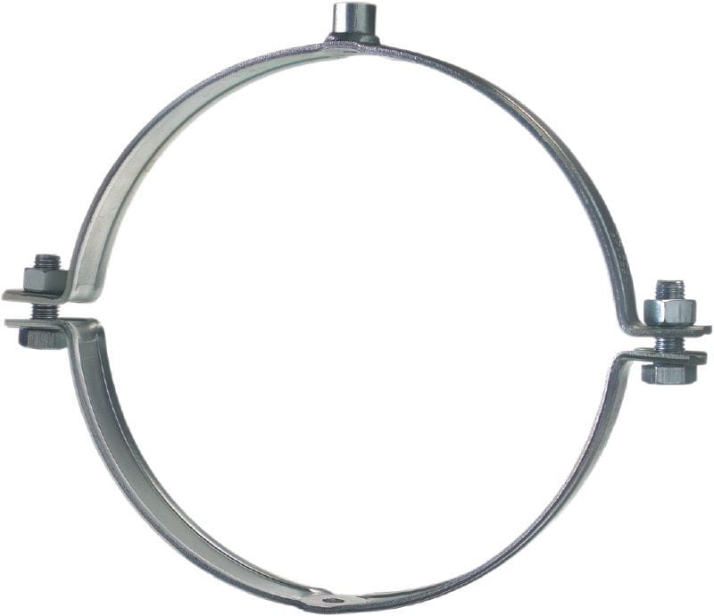 MP-MX heavy-duty pipe clamp Galvanised pipe clamp without sound insulation for extra heavy-duty applications