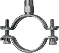 MP-MS Sprinkler pipe clamp Galvanised sprinkler pipe clamp with VdS, FM and UL approvals for fire sprinkler applications