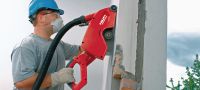 DCH 300 Electric cutter Hand-held electric cutter designed to saw through concrete, masonry and metal up to 120 mm thick Applications 1