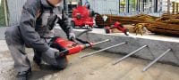 HIT-FP 700 R injectable cementitious adhesive anchor Injectable cementitious adhesive anchor for fire-resistant structural reinforcing bar connections Applications 2