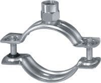 MP-H Quick-close light-duty pipe clamp Galvanised pipe clamp with quick closure for high productivity in light-duty applications