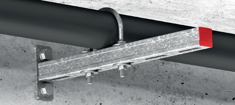 MP-UB u-bolt (metric) Galvanised u-bolt for universal piping applications Applications 1