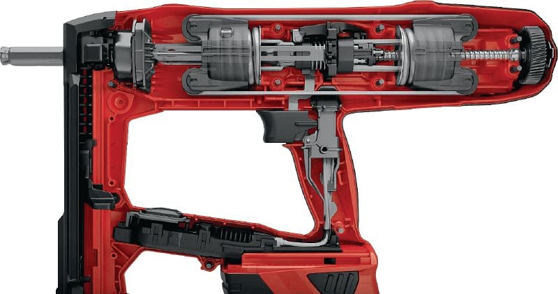 BX 3-ME 22V cordless nailer for electrical and mechanical applications