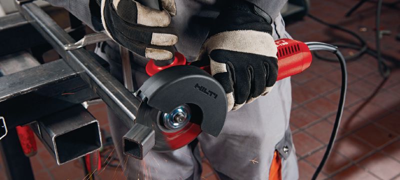 AG 125-13S Angle grinder 1300W (1150W for 110V) angle grinder with long-life brushes, for cutting and grinding with discs up to 125 mm Applications 1