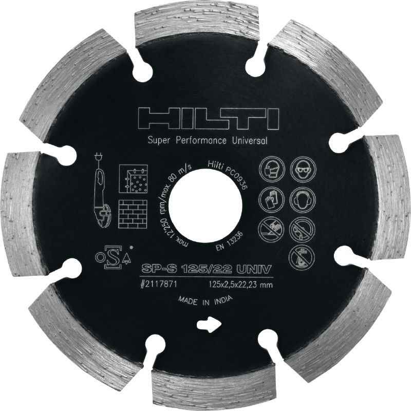 SP Universal diamond blade Premium diamond blade for cutting in different base materials