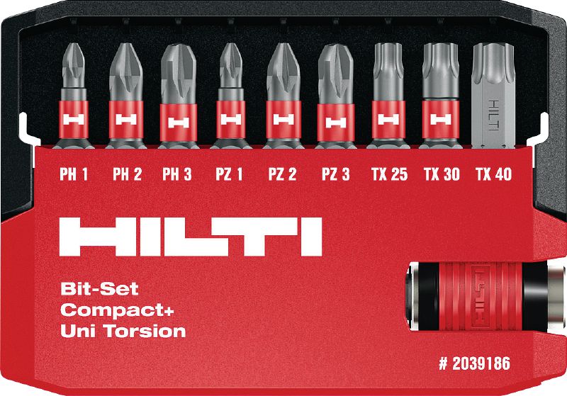 Hilti 10pc quality 75mm pz2 Screwdriver Bit Set fits Hitachi Hilti Milwaukee 